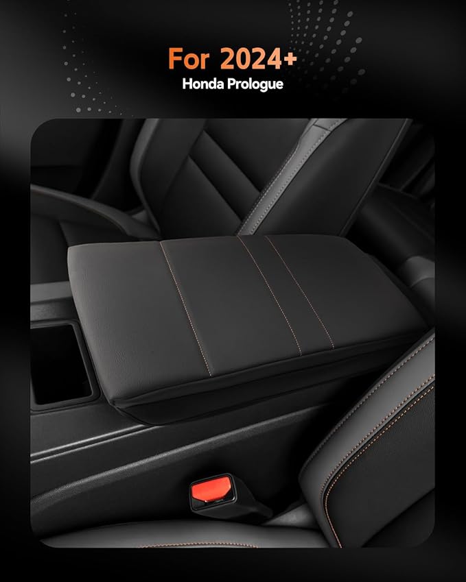 CDEFG for Honda Prologue 2024 2025 2026 Center Console Cover Armrest Box Cover for Prologue (EX, Touring, Elite) Accessories Arm Rest Protector