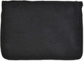 Car Glove Box Organizer Storage Folder for Documents and Manuals, 600D Oxford Cloth with Zippered Pocket and Elastic Loop, Black