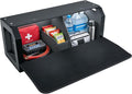 CarCrate Trunk Organizer SUV with Light, Trunk Storage Box with Light, Trunk Organizer with Magnetic Lid & Sturdy Handle, Waterproof Car Storage Powered by 4 AA Batteries(Batteries Not Included)