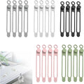 Silicone Cable Ties, Reusable Cable Management Organizer, Multipurpose Elastic Cord Organizer for Bundling and Fastening Cables, 5 Colors, 20 Pack