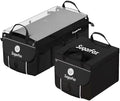 SugarFox Car Trunk Organizer for SUV - 63L+26L Modular Storage, Heavy-Duty, Foldable Waterproof, Soft & Hard Covers, Non-Slip, Multi-Compartment, All Black M006