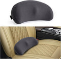 Car Lumbar Support Pillow, Ergonomic Memory Foam Vehicle Seat Back Support Pillow for Sciatica Pain Relief, Comfortable Automotive Seat Cushion Pad, Universal for SUV RV Truck (Dark Gray)