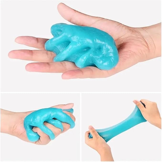 Reusable Car Cleaning Gel - 70g Multi-Function and Mud Remover for Car Detailing(Light Blue(1PC))