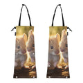ALAZA Hanging Car Trash Bags Garbage Bag Trash Can for Back Seat Small Mice Cute Washable Storage Bag Retractable 2 Pack
