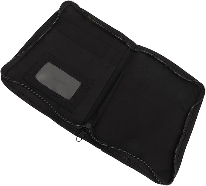 KIMISS Glove Box Folder, Car Glove Compartment Organizer Multifunctional Portable Document Holder Universal Car Stylish Zipped Design 6 Pockets