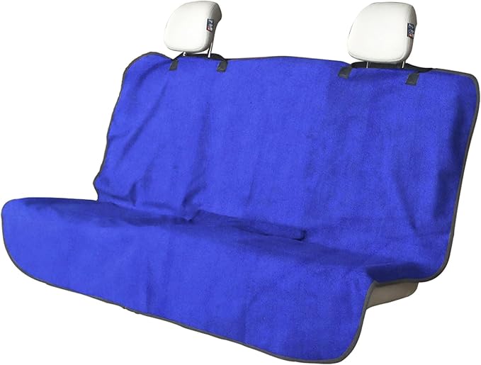 nbnhxnff Sweat Towel Car Seat Cover Protector Rear Seats for Gym Workout, Running, Swimming, Beach and Hiking, Waterproof Universal Seat Cover for Car, Trucks, Van & SUV(Blue, 1pcs Rear Seat)