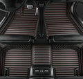 Custome Car Mats Accessories All Weather Floor mats Compatible with Automotive Floor Mats Passenger car mats (Black Red 3D)