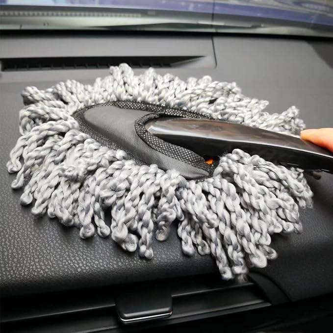 IPELY Super Soft Microfiber Car Dash Duster Brush for Car Cleaning Home Kitchen Computer Cleaning Brush Dusting Tool