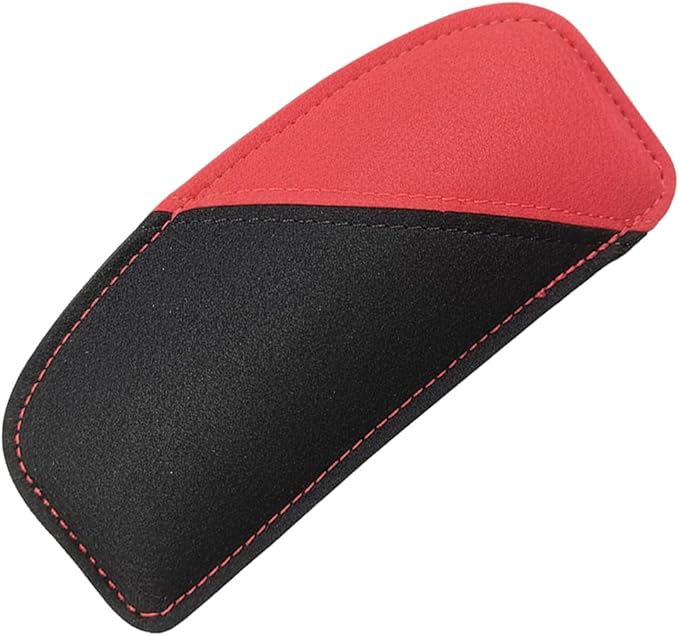 Car Knee Cushion Pad, Comfort Suede & Memory Foam Auto Door Armrest Elbow Protective Pillow, Soft Vehicle Interior Center Console Leg Support Accessories for Most Cars Trucks SUVs(Red)
