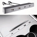 USB Hub Charger for The Center Console of Tesla Model Y (2021-2024) and Tesla Model 3 (2021-2023) Support USB-C Multi Port Phone Fast Charging, Suitable for Model Y/3 Center Console OEM Accessories