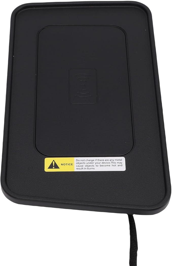 Alomejor Wireless Charging Pad for Car, Silicone Material, Fast Charging, Nonslip Design, Compatible with 2013-2019