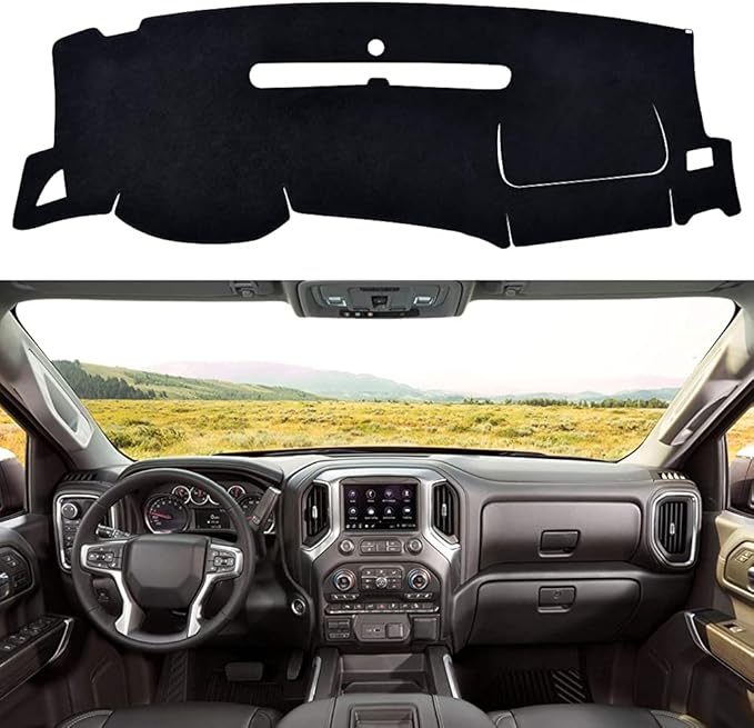 SPEEDWOW Dashboard Dash Board Cover Mat Carpet Compatible with 1999-2006 Chevrolet Silverado Avalanche Tahoe Suburban GMC Pickup Yukon