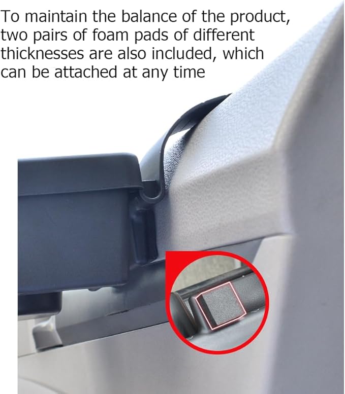 GDQ Car Window Organizer- Multi-Function Clip-On Cup Holder & Phone Mount | No Drill Universal Fit for SUV/Truck/Sedan | Insert Installation (1 Pack)