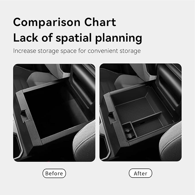 JIADIANYOU Center Console Organizer Compatible with 2025 2026 Toyota 4Runner - Center Console Armrest Storage Box Tray for Toyota 4Runner Accessories 2025 Upgraded