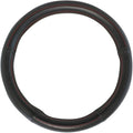 GG Grand General 54009 Black 18" Deluxe Steering Wheel Cover, Black w/red stitching