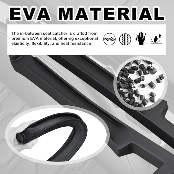 3 in 1 Car Seat Gap Filler 2 Pack,2026 Upgraded Car Side Seat Gap Filler with Organizer Slot & Hook,Universal in Between Cars Seats Catcher Cars Accessories to Avoid Item Drop