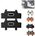 pupken Car Organizers and Storage Box, Car Organizers and Storage Box Behind Set, 4 in 1 Multifunctional Cars Organizer and Storage Back Seat for Hold Phone, Drinks, Handbag, Universal Fit (black*2)