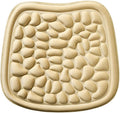 Car Seat Cover, Breathable Comfort Auto Seat Cushion Pad, All Seasons Non-Slip Car Front Driver Bottom Seat Protector, Universal Pressure Relief Accessory for Most Vehicle, Office (Beige)