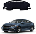 Dashboard Mat Cover for Honda Civic 2016-2021 Nonslip Center Console Sunshield Glare UV Rays Protector Accessories