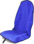 nbnhxnff Sweat Towel Car Seat Cover Protector Front Seats for Gym Workout, Running, Swimming, Beach and Hiking, Waterproof Universal Seat Cover for Car, Trucks, Van & SUV (Blue, 1pcs Front Seat)