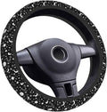 Elastic Steering Wheel Cover Car Accessories Cute Universal 15 Inch Absorbing Sweat Non-Slip Breathable for Man Woman - Moon and Star
