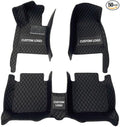 Custom Floor Mats for Cars，Luxury Full Coverage All Weather Car Floor Mats，Leather Car Mat Set ， Floor Mats for 99% of Cars, Trucks & SUVs (Black)