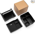FUJIYOUPIN Center Console Divider Organizer for 2024 2025 Toyota Tacoma 4th Gen Accessories Interior Secondary Storage Insert Armrest Hidden Secret Middle Console Storage Box Tray Coin Holder