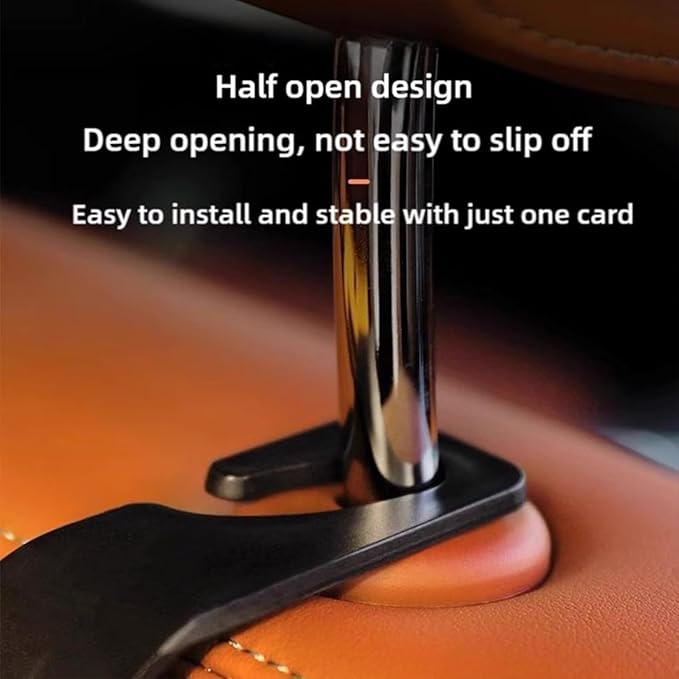 Car Organizer Back Seat, 2026 New 3 In 1 Car Backseat Organizer with Drink Cup Holder Tissue Box, Multifunctional Car Seat Back Storage Box for Hold Phone,Snacks, Drinks, Handbag (Orange)