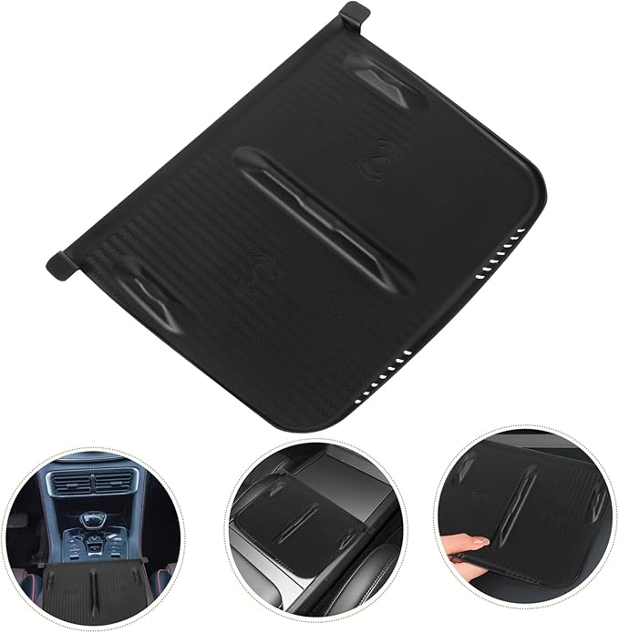 Zerodeko Charging Mat for Model -Skid Silicone Phone Pad for Center Console Easy Installation Elegant Design Keeps Devices Secure During Driving