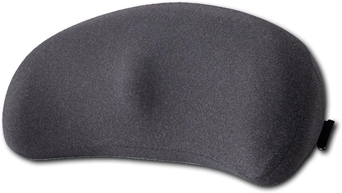 Car Seat Cushion, Memory Foam Vehicle Driver Seat Support Pillow for Back Pain Relief, Comfortable Lumbar Pillow for Driving, Office Chair, Wheelchair, Universal for SUV, Truck, RV (Dark Gray)