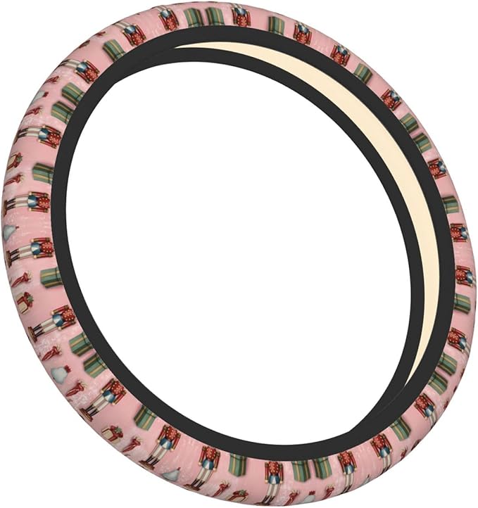 Nutcracker Universal Fit Steering Wheel Cover for Car, Truck, and SUV, Durable Steering Wheel Protection