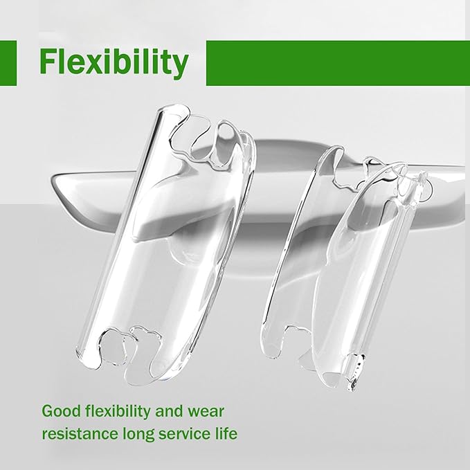 8Pcs 3D Transparent Car Door Handle Scratch Protector, Universal Bowl Side Paint Protection Stickers, Waterproof Anti-Scratch Paint Invisible Protection Film for Most Models.