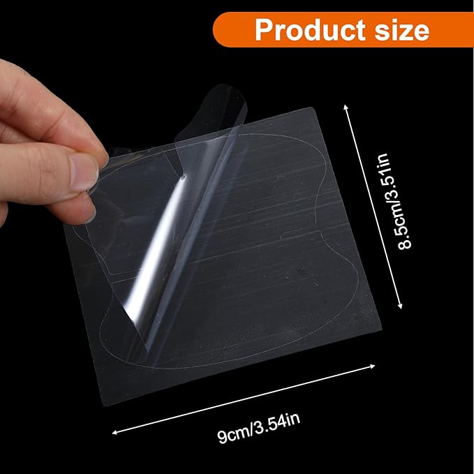 Sibba 20 PCS Car Door Handle Protectors Carbon Fiber Clear Protective Film Anti-Scratch Guard Self-Healing Paint Protection Decal Handle Cup Protector Universal Fit for All Vehicles SUVs Trucks