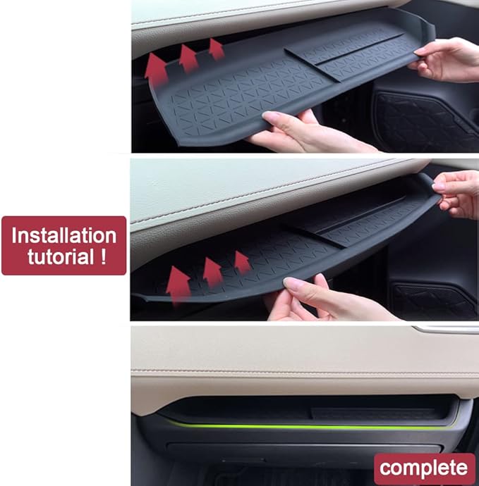 CUCHIYUN for 2023 RAV4 Passenger Storage Organizer Mat Glove Box Storage Organizer Tray Compatible with Toyota RAV4 2023 2022 2021 2020 2019 Accessories