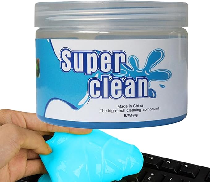 Dust Cleaning Gel - Car Detailing Putty, Interior Cleaner for Car Vents, Dashboard, Air Vents, Keyboard, Laptop | Automotive Cleaning Gel, Car Detailing Tool, Car Interior Cleaner for Home, Office, El
