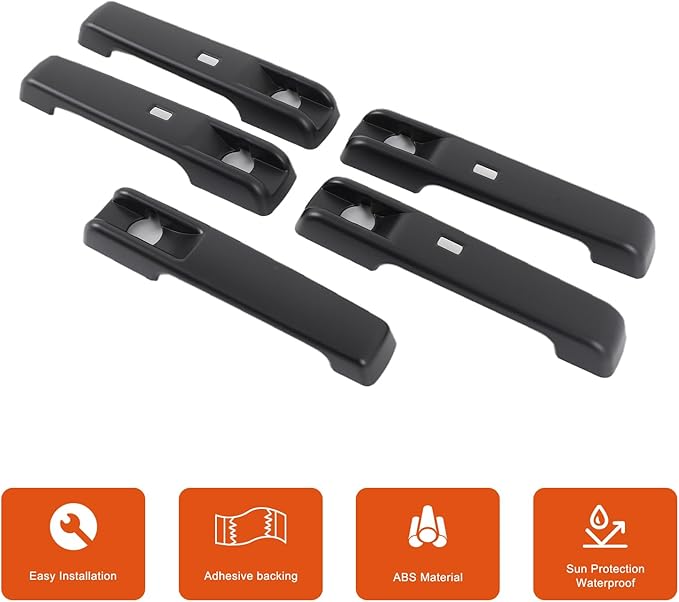 Tumukiw Car Exterior Door Handle Cover Compatible with Mercedes Benz G Class W464 2025+, Car Door Handle Protector Covers Trim with Keyless-Go Anti-Scratch Decoration Accessories (Matte Black)
