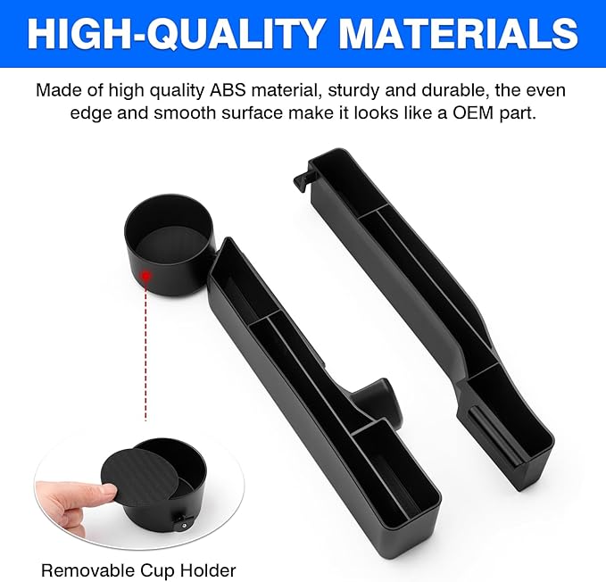 Autorder Gear Shift Organizer for Toyota Tacoma 2024-2026/4Runner 2025-2026 Accessories Center Console Organizer Removable Cup Holder Gear Shift Insert Tray with Anti-Slip Mat