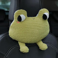 Frog Shaped Car Headrest Pillow Neck Rest Driver Seat Cushion 1 PCS- Neck Pillow