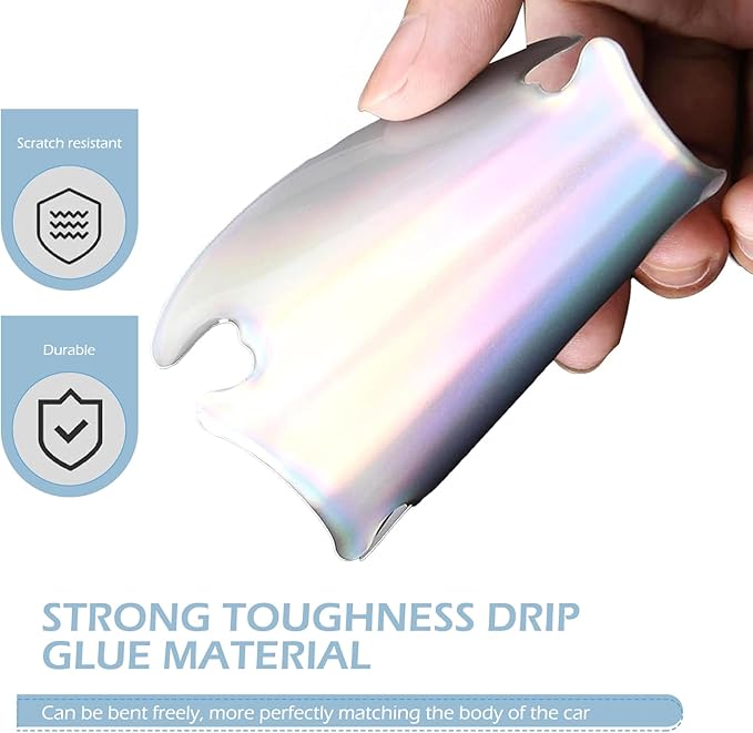 8 PCS Car Door Handle Protectors, Car Door Handle Scratch Protector Sticker, Universal for Most Cars (Multicolor)