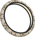 Nude Snake-Skins Texture Car Steering Wheel Cover, 15 Inch Steering Wheel Cover Stylish Decor for Most Cars