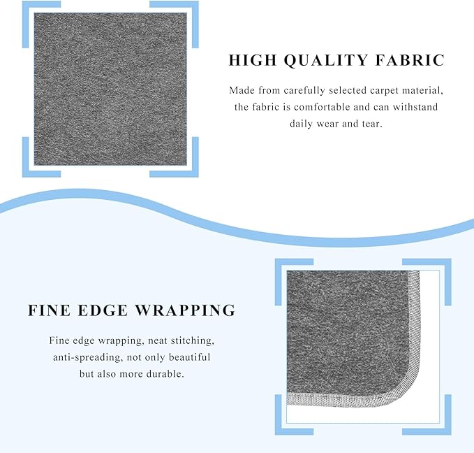 4PCS Car Floor Mats, Waterproof Non-Slip Car Floor Liners with Safety Heel Pad, All-Weather Wear-Resistant Mats Heavy Duty Universal Carpets for Truck SUV Van Sedan (Gray)