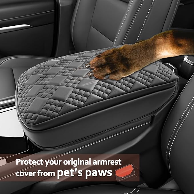 SKTU 2024 2025 2026 Chevy Traverse Center Console Cover for 2024 2025 2026 Chevy Traverse Armrest Cover 2024 2025 2026 Chevy Traverse Accessories 2024-2026 Traverse Soft Center Console Cushion