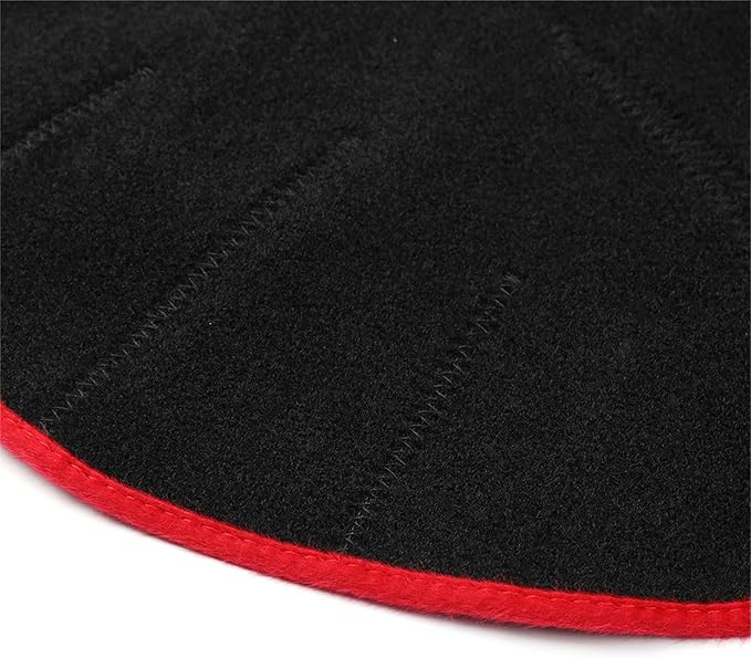 X AUTOHAUX Car Dashboard Cover Nonslip Black Red Sun Pad for Cruze 2011-2014