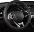 Car Steering Wheel Cover,Microfiber Leather Steering Wheel Cover Universal 15.5-16 inch, Anti-Slip Breathable Auto Wheel Cover Protector for Men Women, (Black)