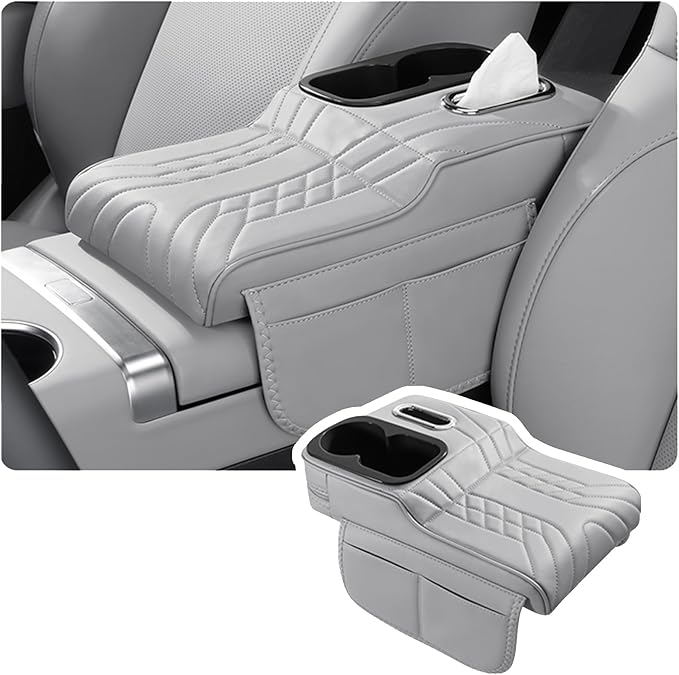 Car Armrest Cover for BMW M440i 2020 2021 2022 2023 2024 2025 2026, Center Console Cover Mat Armrest Seat Box Cover Cushion Console Pad Interior Accessories,C