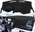 Dash Cover Mat Custom Fit for Dodge Grand Caravan/Ram C/V Tradesman/Chrysler Town Country,Dashboard Cover Carpet Pad Cap Protector Without Headlight Sensor (Black) Y08