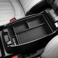 Center Console Organizer Compatible with Ford Escape 2020-2026/Bronco Sport 2021-2025 Accessories, Insert Armrest Box Secondary Storage Tray Black ABS Materials (Not for U725 2-Door)