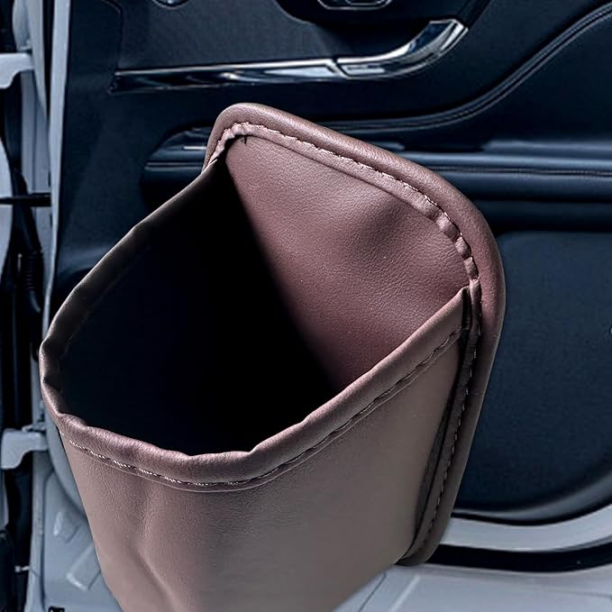 VOJKOREL Universal Door Water Cup Holder, car Multi-Function Storage Rack, car seat Back Beverage Holder, Suitable for Water Cups, Mobile Phones, Drinks, Coffee, etc.(Brown)