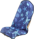nbnhxnff Car Seat Cover (Starfish Shell Conch, 1pcs Front Seat)