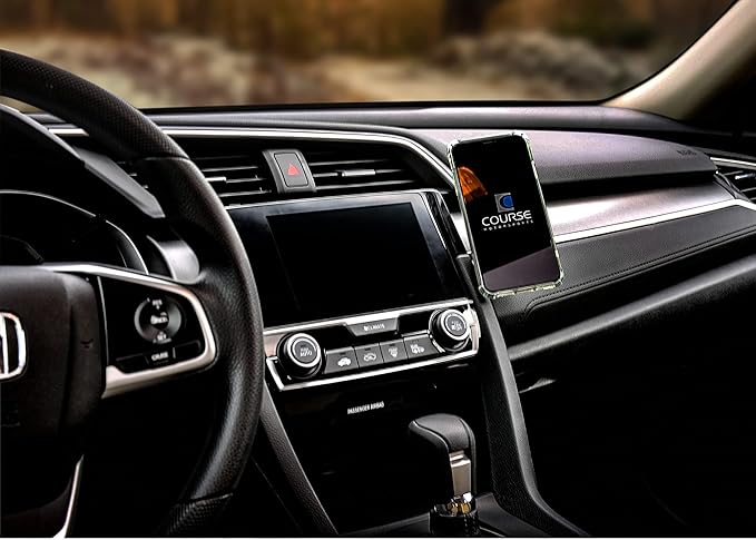 Course Motorsports DirectFit Magnetic Phone Mount and Car Phone Holder for Honda Civic (2016-2021) - Magnetic Head